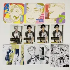 ハイキュー　木兎光太郎　赤葦京治　ファンパーク　クリアカード　アートコースター