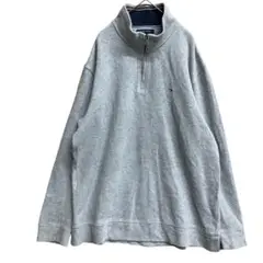 トミーヒルフィガーメンズ　灰色　XL　カジュアル　春秋　古着　【2695】