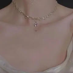 vintage lace chokerチョーカーネックレス