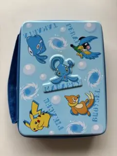 2006年 ポケモン ジッパー収納ポーチ 缶入りメモ帳　小物入れ