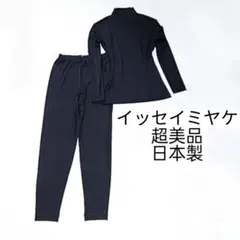 超美品　ISSEY MIYAKE PERMANENTE　 ブラック セットアップ