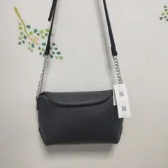 。新品未使用★かるいかばんアクセバッグ ミニショルダー ブラック