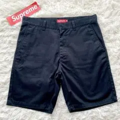 【未使用】Supreme シュプリーム ワークショートパンツ ブラック L