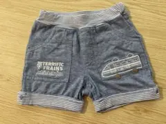 KladSjkap 電車柄ショートパンツ　ブルー