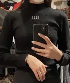 blazetorwest ELLE タートルネックニット