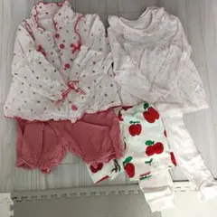 女の子 パジャマ 100 110 まとめ売り ピンク