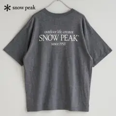 Snow Peak × relume コラボTシャツ L グレー