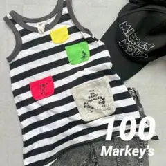 《Markey's》 マーキーズ×Disney ボーダーワンピース