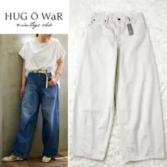 ハグオーワー⭐︎ バルーンデニムパンツ アイボリー新品 バルーンデニムパンツ | HUG O WaR ONLINE STORE