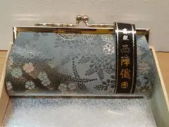 西陣織　がま口財布　和装用 花柄　新品未使用