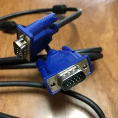 RS-232Cコネクタ 9ピン 青　ケーブル