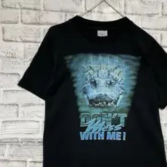 USA製90sヴィンテージTシャツ！シングルステッチ　ブラック半袖古着S729
