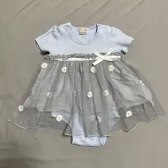 【美品】プティマイン　ワンピース　80