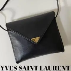 2208-44|※専用|YSL イヴサンローラン ショルダーバッグ 本革 黒