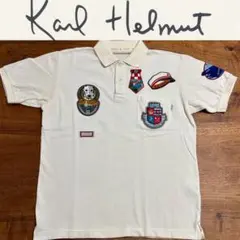 Karl Helmut 刺繍パッチ付きポロシャツ
