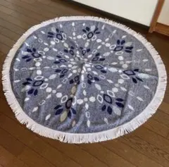 ニトリ　ラウンドビーチタオル