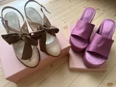ジルスチュアート　ZARA　ピンクサンダルセット