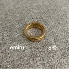 最終値下げ emiru リング 5号 ゴールド ピンキーリング レディース 指輪
