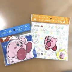 【匿名配送】 星のカービィ　パスケース　ミニガーゼタオル　セット　モスバーガー