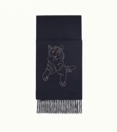 新品 限定品 HERMES エルメス カシミヤ 100% マフラー 王者の虎