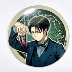 進撃の巨人 リヴァイ 缶バッジ 限定 HUB コラボ