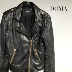 DOMA ドーマ ラムレザー 羊革 ライダースジャケット レザージャケット