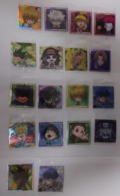 HUNTERXHUNTER　ウエハース　シール　18枚