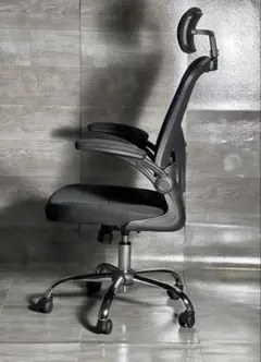 昇降 ゲーミングチェア ヘッドレスト付 人間工学 メッシュ 通気性 ブルー