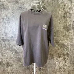 ✨WEGO✨ウィゴー♡ロゴTシャツ♡オーバーサイズ♡肉厚♡丸首♡半袖♡(M)