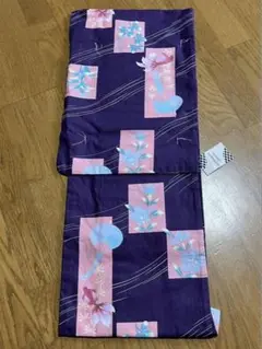 花柄　紫　花柄　金魚柄　可愛い浴衣