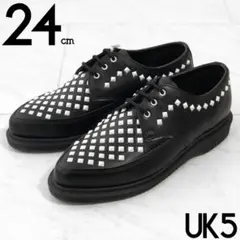 Dr.martens UK5 24cm willis ブラック 美品 スタッズ