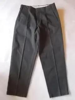UNIQLO U ワイドフィットテーパードアンクルチノ グレー 76cm