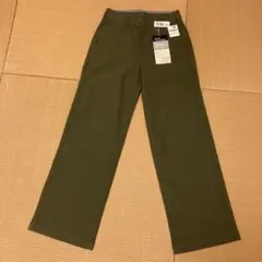 【新品未使用】EDWIN JERSEYS ワイドトラウザーズ XS オリーブ