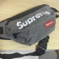 Supreme ボディバッグ グレー シュプリーム　ウエストポーチ