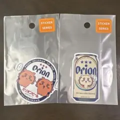 沖縄　オリオンビール　シーサー　ステッカー　2枚