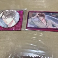 スタマイ　夏目　缶バッジ　クリアカード　2点セット