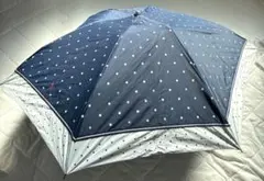 （中古）ラルフローレン　折り畳み傘　晴雨兼用　ネイビー