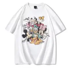 ミッキーフレンズTシャツ　白　ホワイト　M