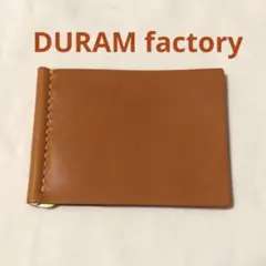 DURAM factoryドゥラムファクトリー　カードポケット付　マネークリップ