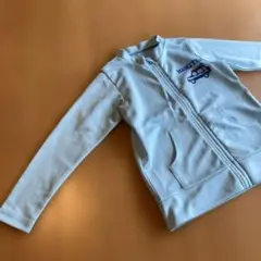 HANG TEN 水色 フルジップラッシュガード 110cm