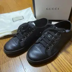 【GUCCI】箱有/グッチ/GGモノグラム/ローカットキャンバススニーカー34