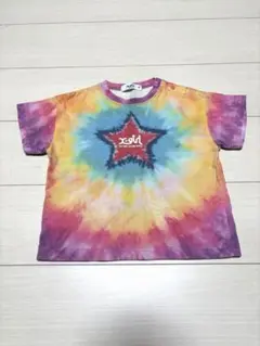 X-girl Tシャツ キッズ タイダイ 90cm