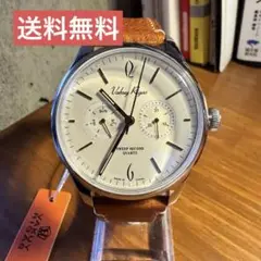 VAKUY RIGAS スイープセコンド カレンダー＆曜日機能 レザーベルト