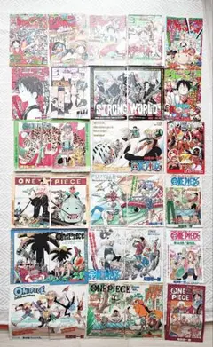 ワンピース ジャンプ本誌 カラー切り抜き 映画ちらし 扉絵 表紙