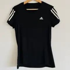 adidas アディダス トレーニング Tシャツ Ｍ ブラック匿名配送