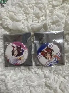 ウマ娘　缶バッジ　スペシャルウィーク　トウカイテイオー