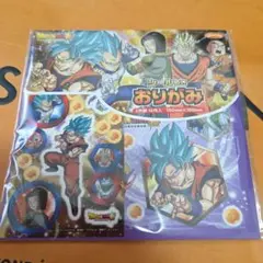 新品　ドラゴンボール　折り紙　シール付き