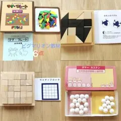 ピグマリオン　ヌマーカステン、ペリカンパズル、天地パズル、マグプレート、点描写 天地パズル学具お手本集セット : ピグマリオンショップ - 通販