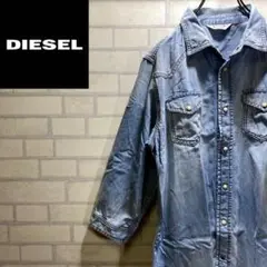 DIESEL ディーゼル レディース デニムシャツ 長袖 人気 M
