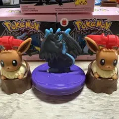 ポケモンマクドナルド♡イーブイ×2メガリザードン×1の3点セット